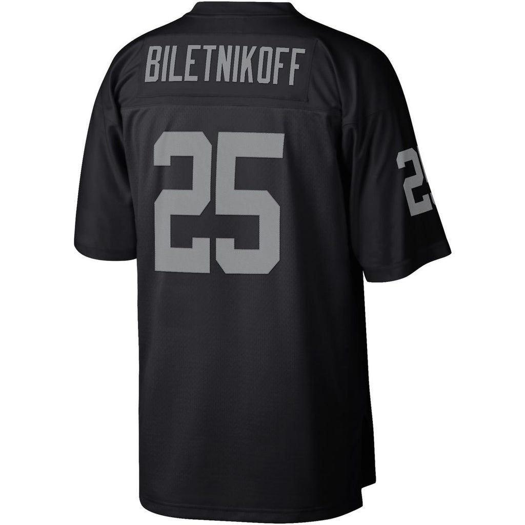 Fred Biletnikoff Las Vegas Raiders Mitchell & Ness Legacy Replica Jersey - Black Official NFL Team Apparel Football Fan Gear