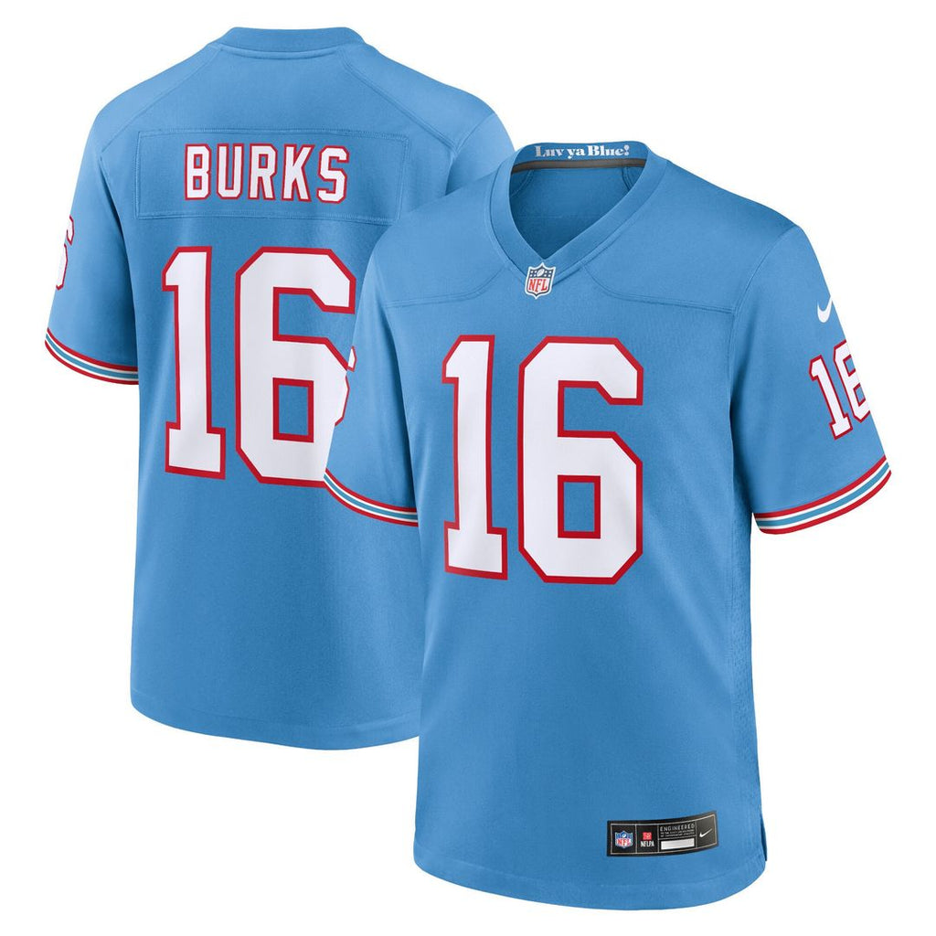 Treylon Burks Tennessee Titans Nike Youth Game Jersey - Light Blue Official NFL Team Apparel Football Fan Gear