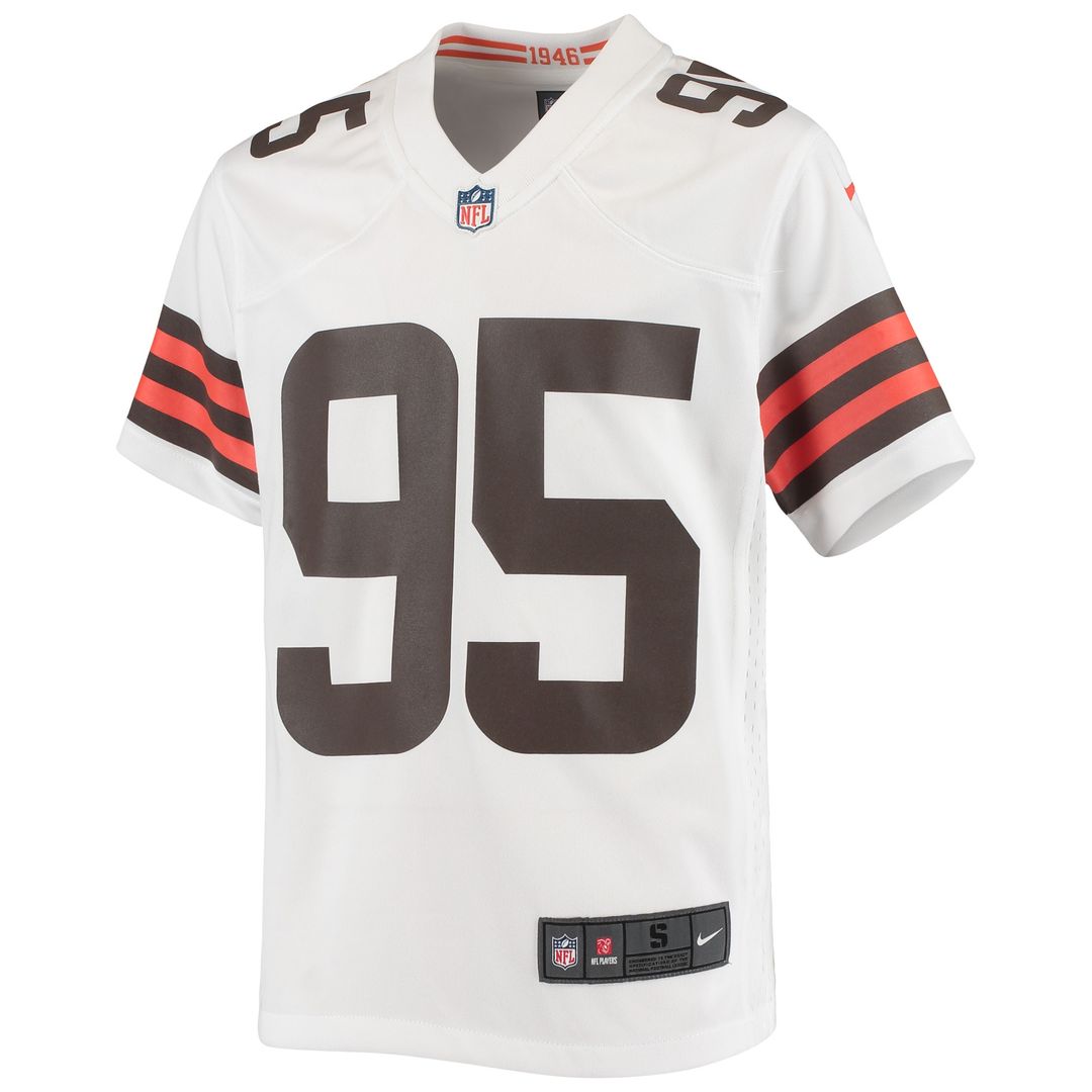 Myles Garrett Cleveland Browns Nike Youth Game Jersey - White Official NFL Team Apparel Football Fan Gear