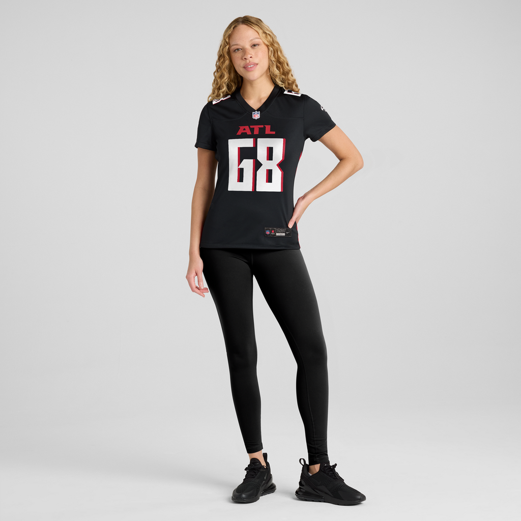 Josh Andrews Atlanta Falcons Nike Women's Game Player Jersey - Black Official NFL Team Apparel Football Fan Gear