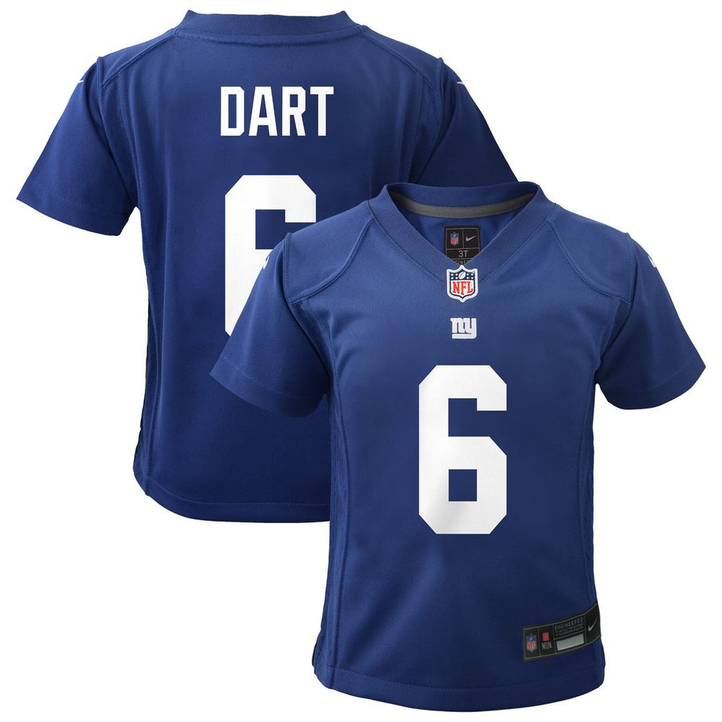 Jaxson Dart New York Giants Nike Toddler Team Game Jersey - Royal Official NFL Team Apparel Football Fan Gear
