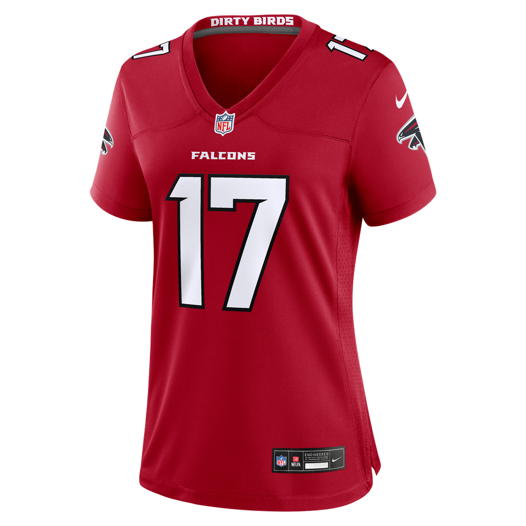 Zachariah Branch Atlanta Falcons Nike Women's Team Game Jersey - Red Official NFL Team Apparel Football Fan Gear