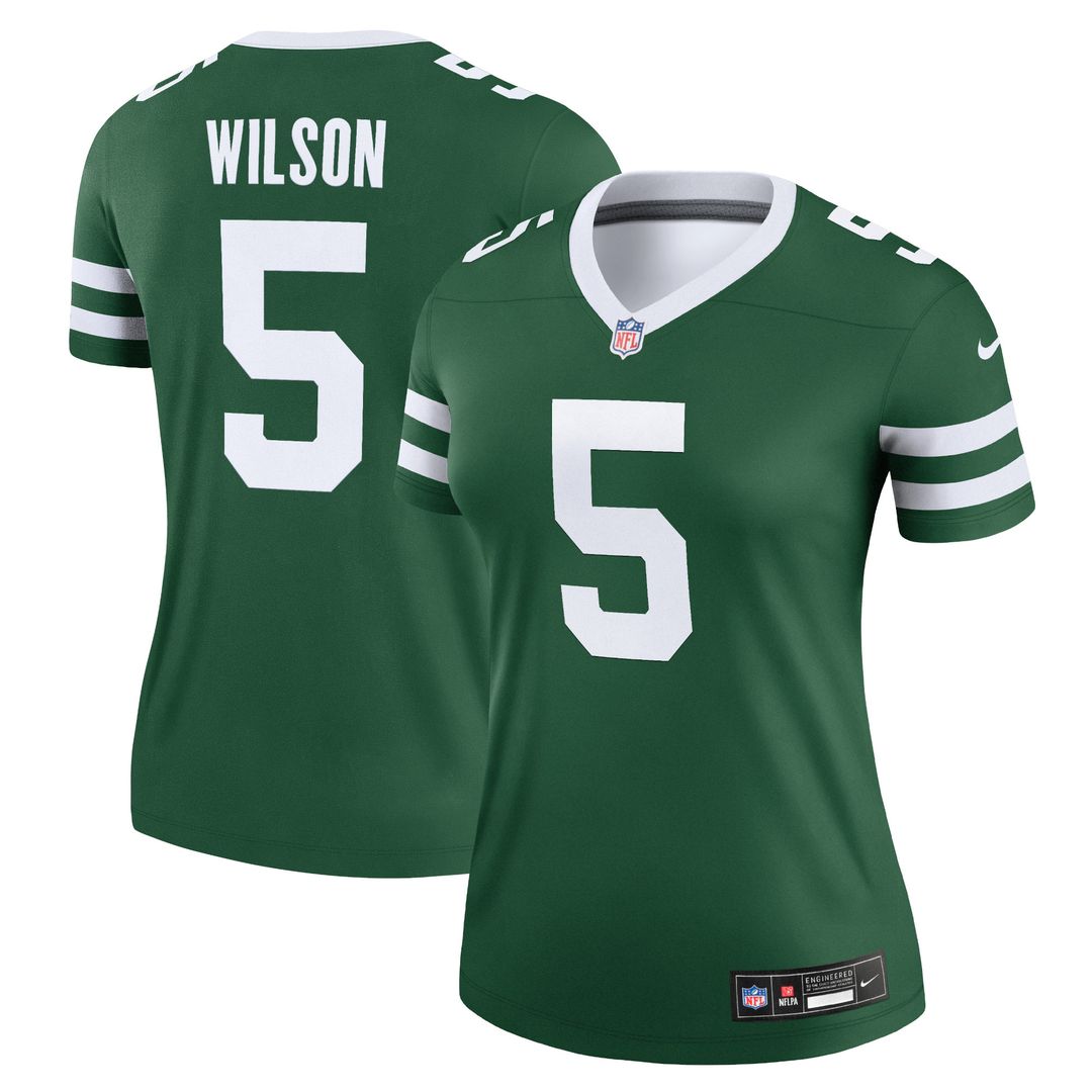 Garrett Wilson New York Jets Nike Women's Alternate Legend Player Performance Top - Classic Alternate White NFL Fan Gear Popular Style