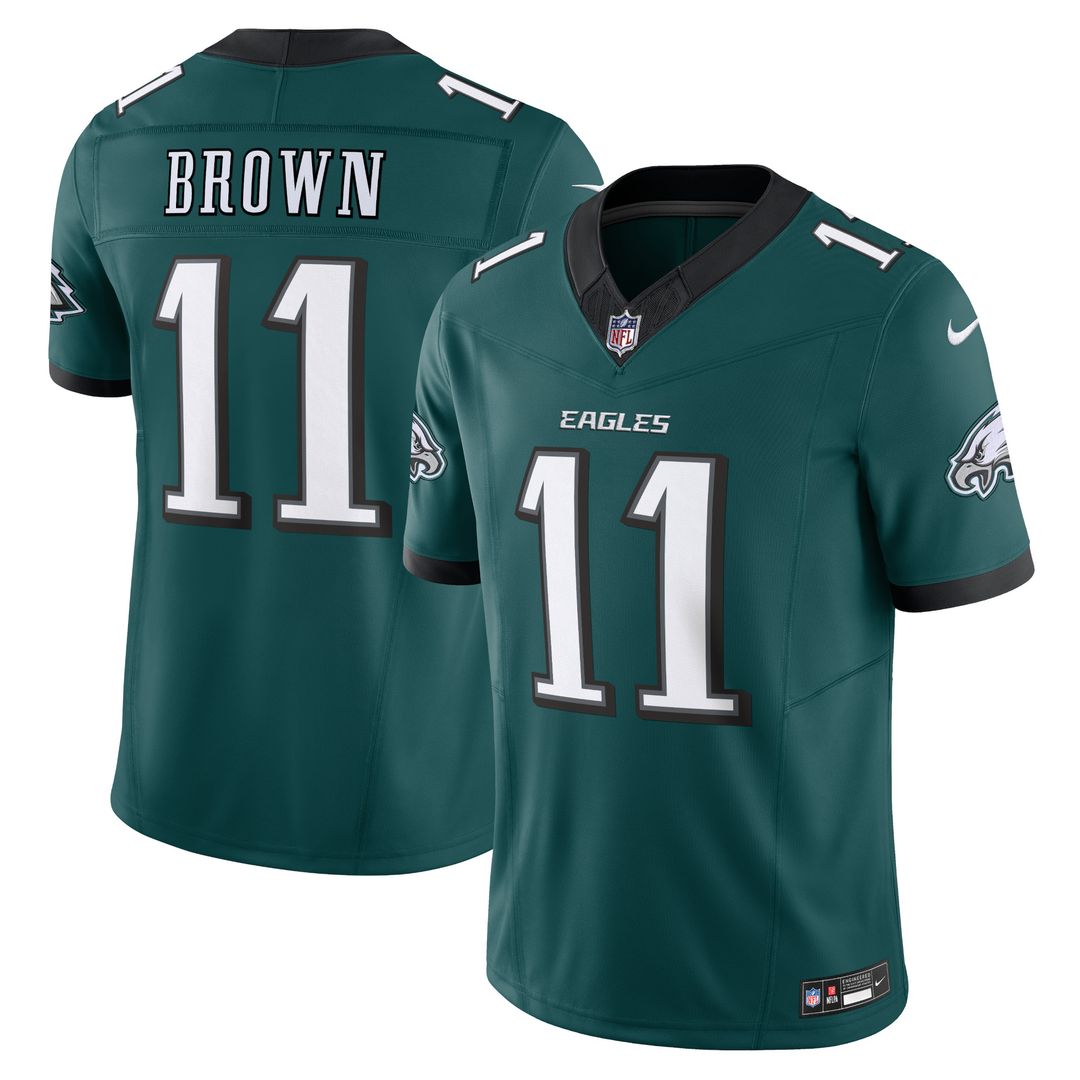 A.J. Brown Philadelphia Eagles Nike Vapor F.U.S.E. Limited Jersey - Midnight Green Official NFL Team Apparel Football Fan Gear