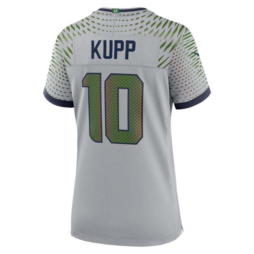 Cooper Kupp Seattle Seahawks Nike Women's 2025 Rivalries Collection Game Jersey - Wolf Gray Official NFL Team Apparel Football Fan Gear