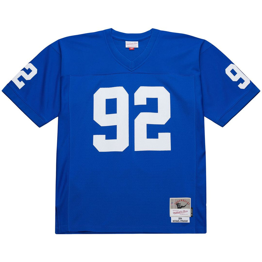 Michael Strahan New York Giants Mitchell & Ness 1994 Legacy Replica Jersey - Royal Official NFL Team Apparel Football Fan Gear