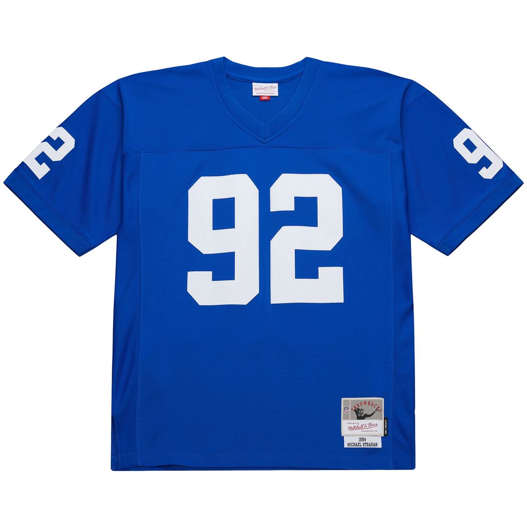 Michael Strahan New York Giants Mitchell & Ness 1994 Legacy Replica Jersey - Royal Official NFL Team Apparel Football Fan Gear