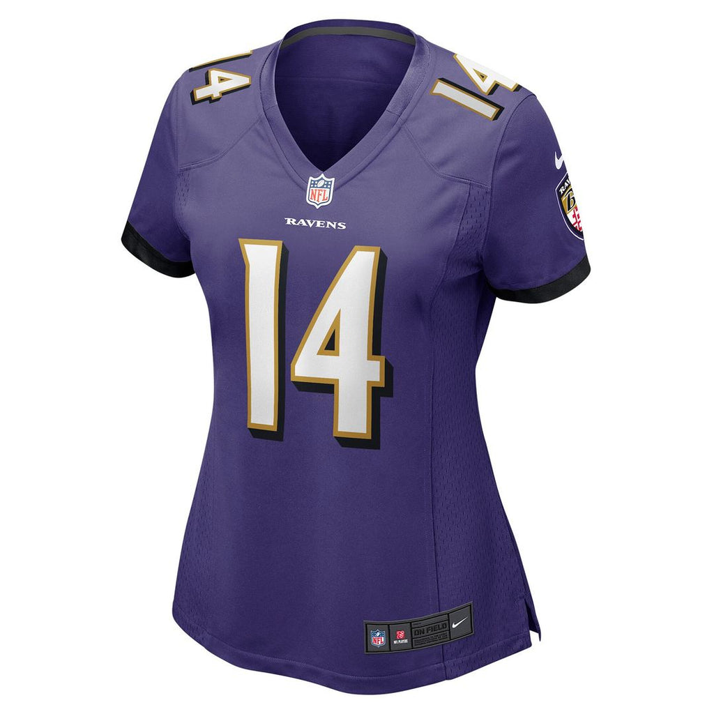 Kyle Hamilton Baltimore Ravens Nike Women's Player Game Jersey - Purple Official NFL Team Apparel Football Fan Gear