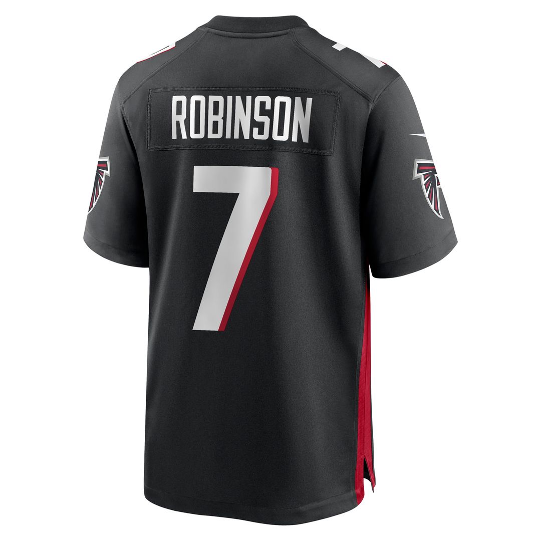 Bijan Robinson Atlanta Falcons Nike Youth Game Jersey - Black Official NFL Team Apparel Football Fan Gear