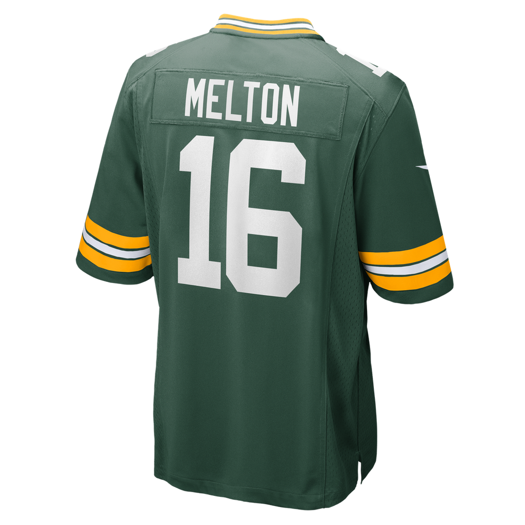 Bo Melton Green Bay Packers Nike Team Game Jersey - Green Official NFL Team Apparel Football Fan Gear