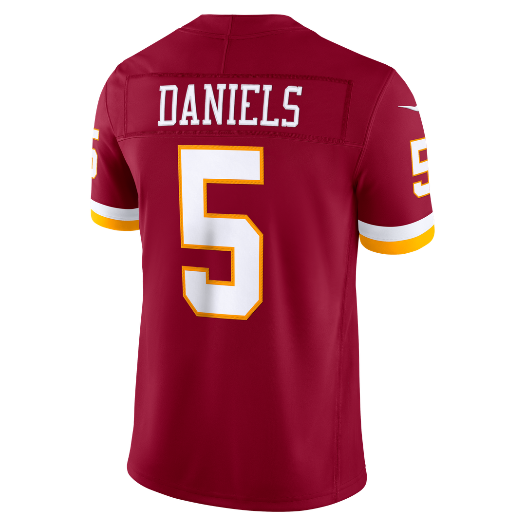 Jayden Daniels Washington Commanders Nike Vapor F.U.S.E. Stitched Limited Jersey - Burgundy Official NFL Team Apparel Football Fan Gear