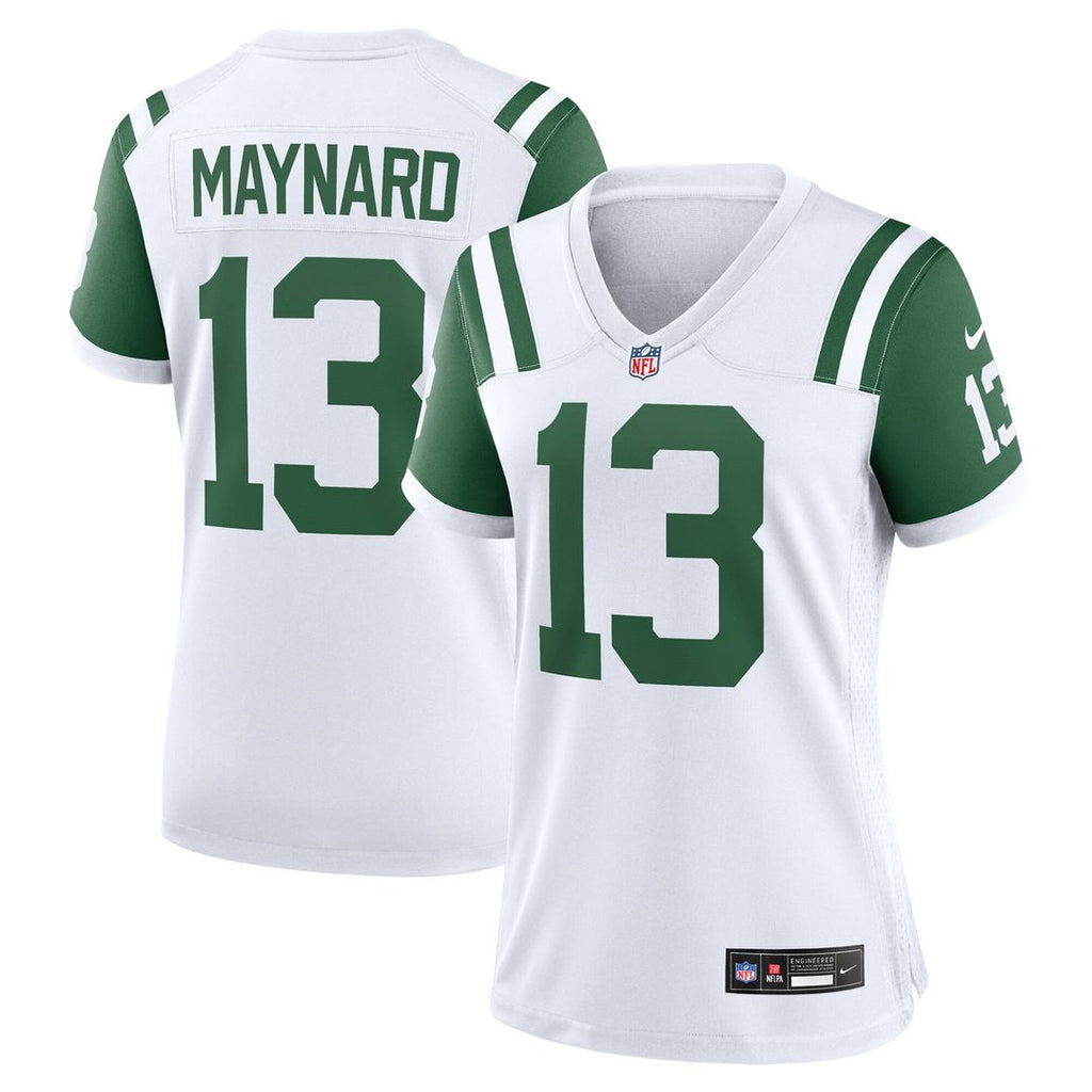 Don Maynard New York Jets Nike Women's Classic Alternate Retired Player Game Jersey - White Official NFL Team Apparel Football Fan Gear