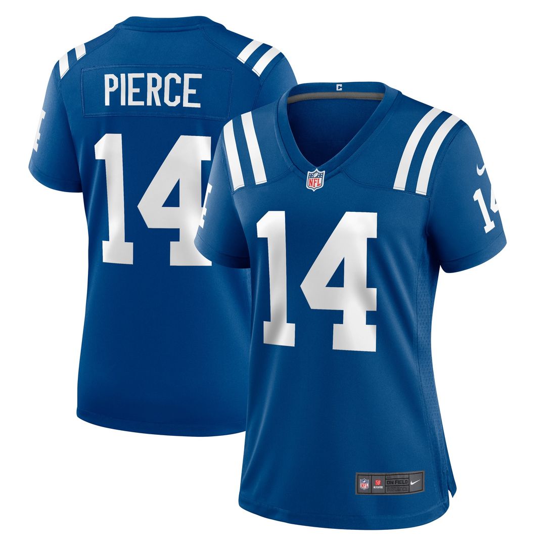 Alec Pierce Indianapolis Colts Nike Women's Player Game Jersey - Royal Official NFL Team Apparel Football Fan Gear