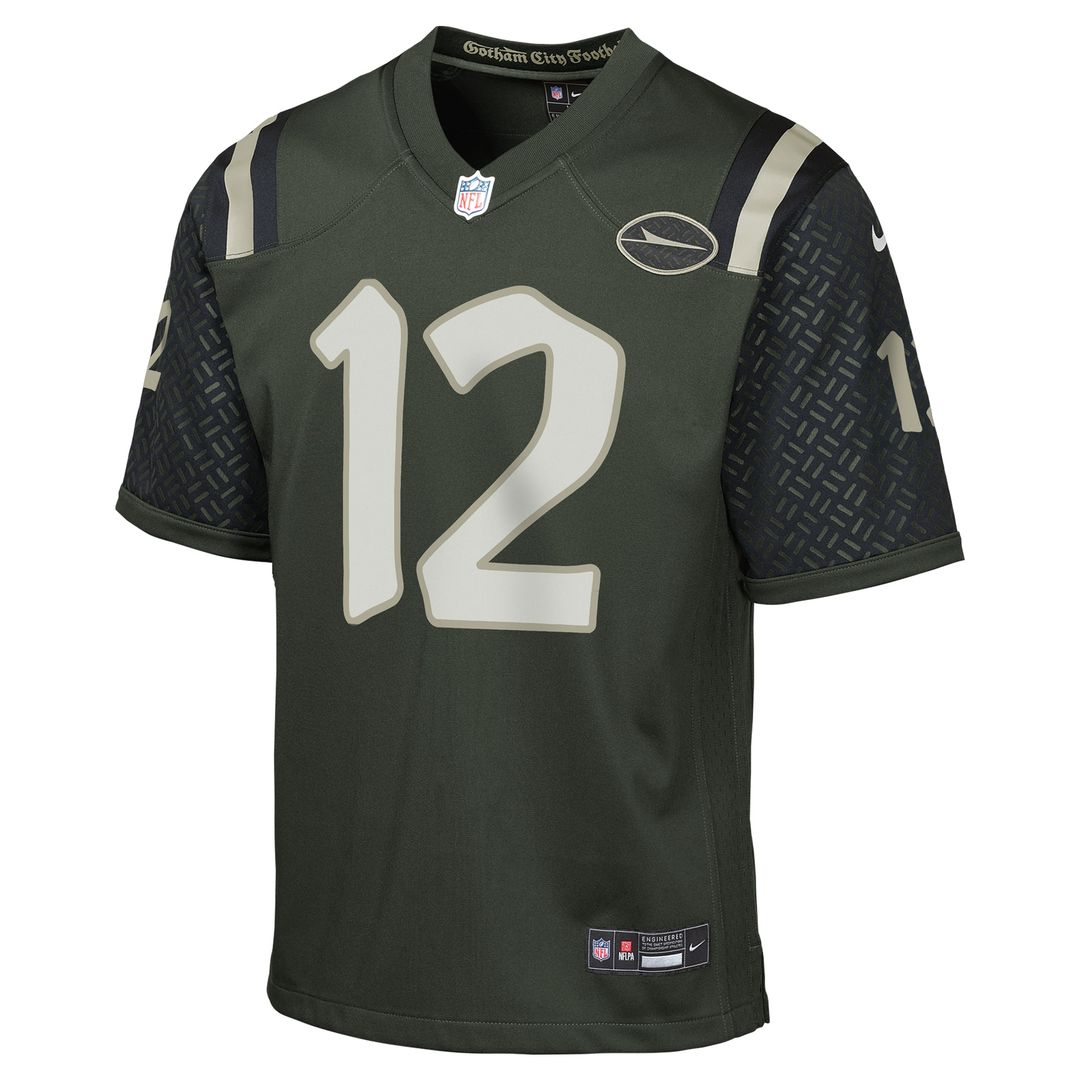 Joe Namath New York Jets Nike Youth 2025 Rivalries Collection Retired Player Game Jersey - Gotham Green Official NFL Team Apparel Football Fan Gear