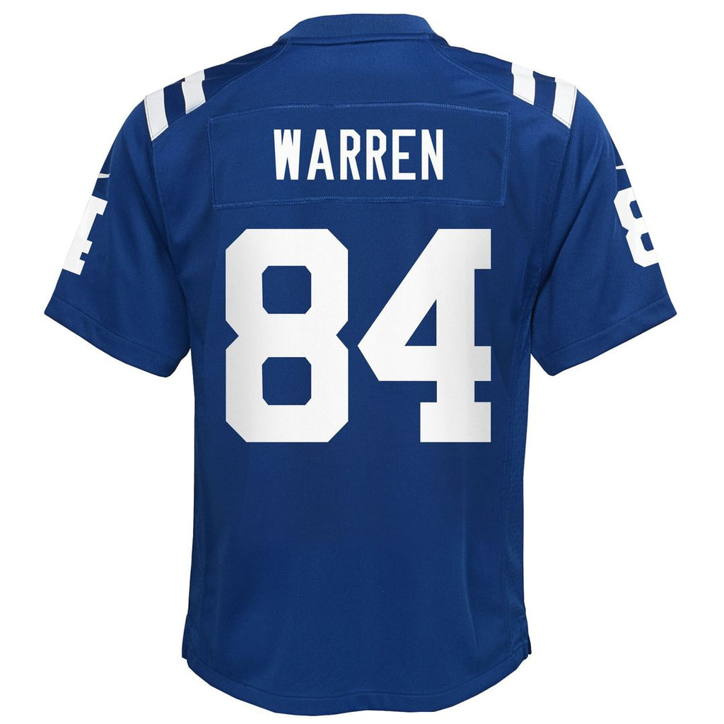Tyler Warren Indianapolis Colts Nike Youth Team Game Jersey - Royal Official NFL Team Apparel Football Fan Gear