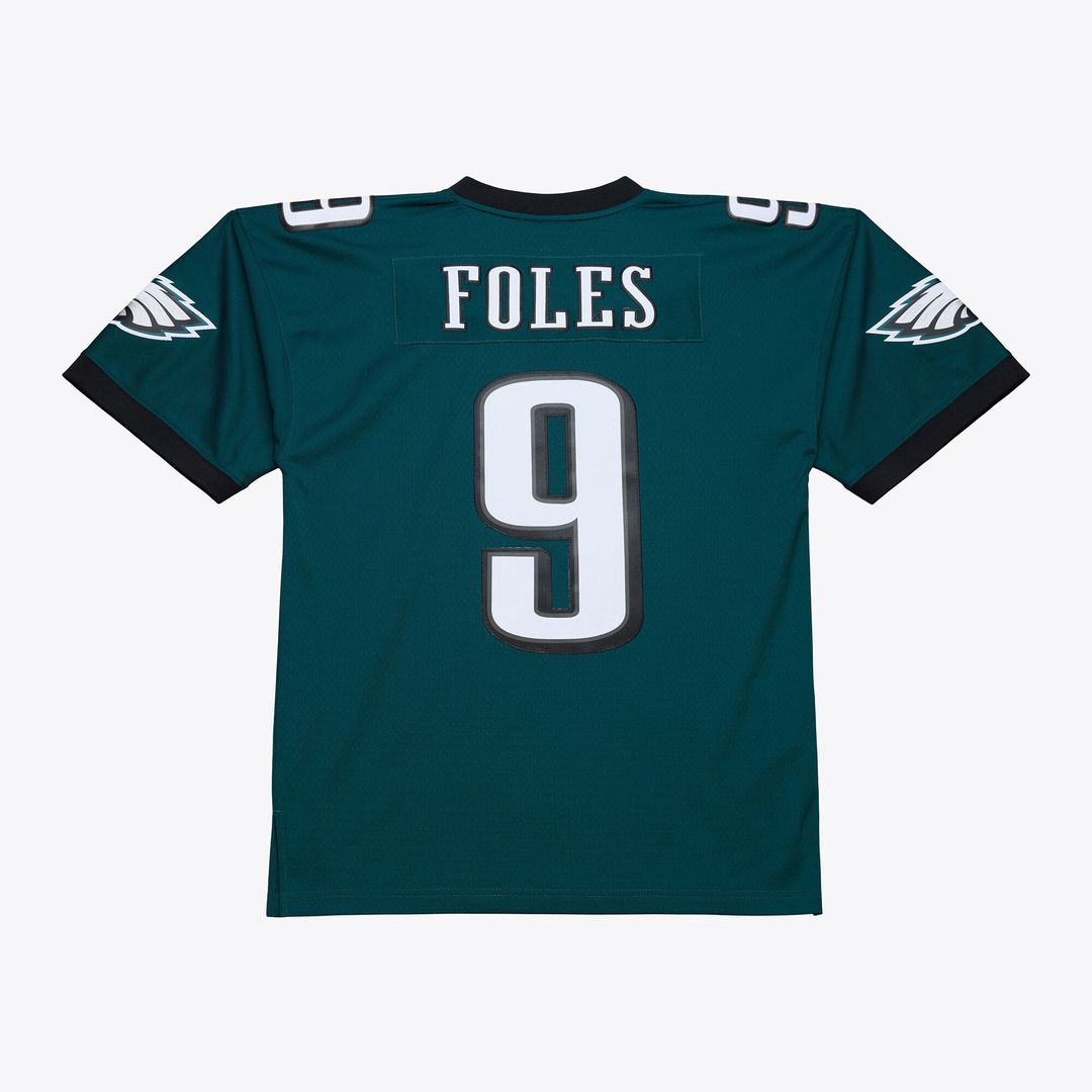 Nick Foles Philadelphia Eagles Mitchell & Ness Legacy Replica Jersey - Midnight Green Official NFL Team Apparel Football Fan Gear