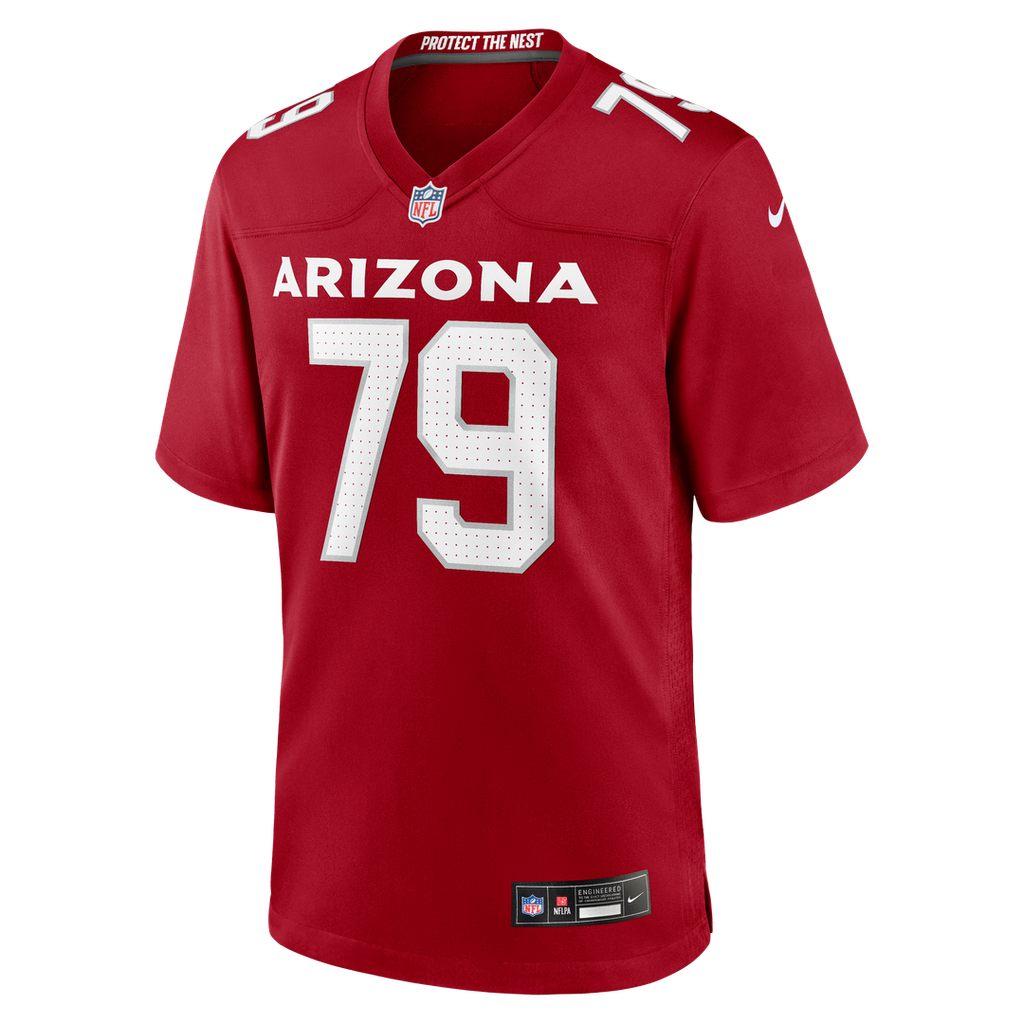 PJ Mustipher Arizona Cardinals Nike Team Game Jersey - Cardinal Official NFL Team Apparel Football Fan Gear