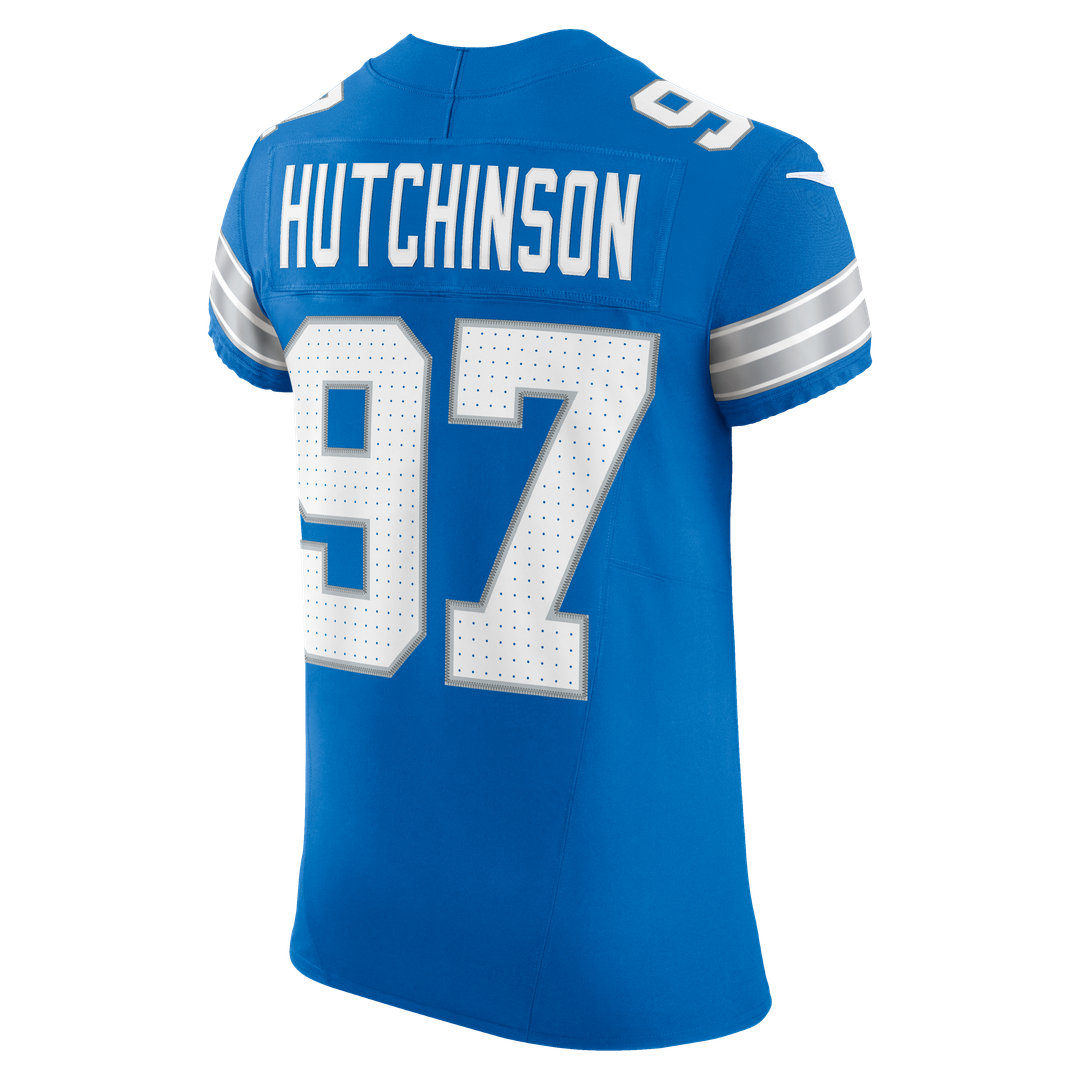 Aidan Hutchinson Detroit Lions Nike Alternate Vapor F.U.S.E. Elite Jersey - Black Official NFL Team Apparel Football Fan Gear