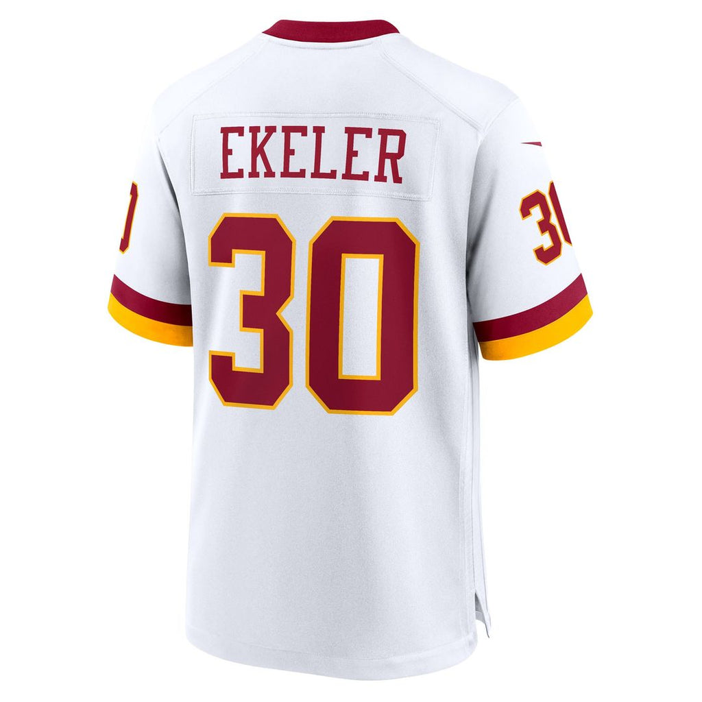 Austin Ekeler Washington Commanders Nike Game Super Bowl Era Jersey - White Official NFL Team Apparel Football Fan Gear