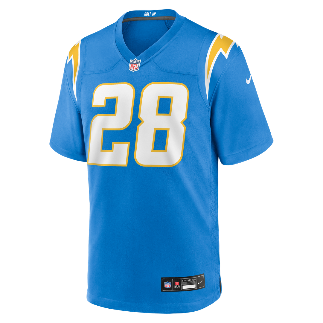 Hassan Haskins Los Angeles Chargers Nike Team Game Jersey - Powder Blue Official NFL Team Apparel Football Fan Gear