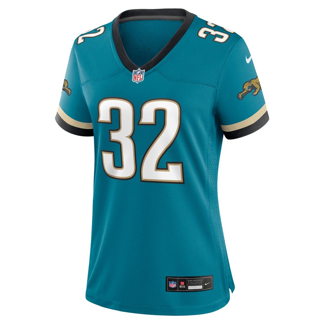 Maurice Jones-Drew Jacksonville Jaguars Nike Women's Prowler Throwback Retired Player Game Jersey - Teal Official NFL Team Apparel Football Fan Gear