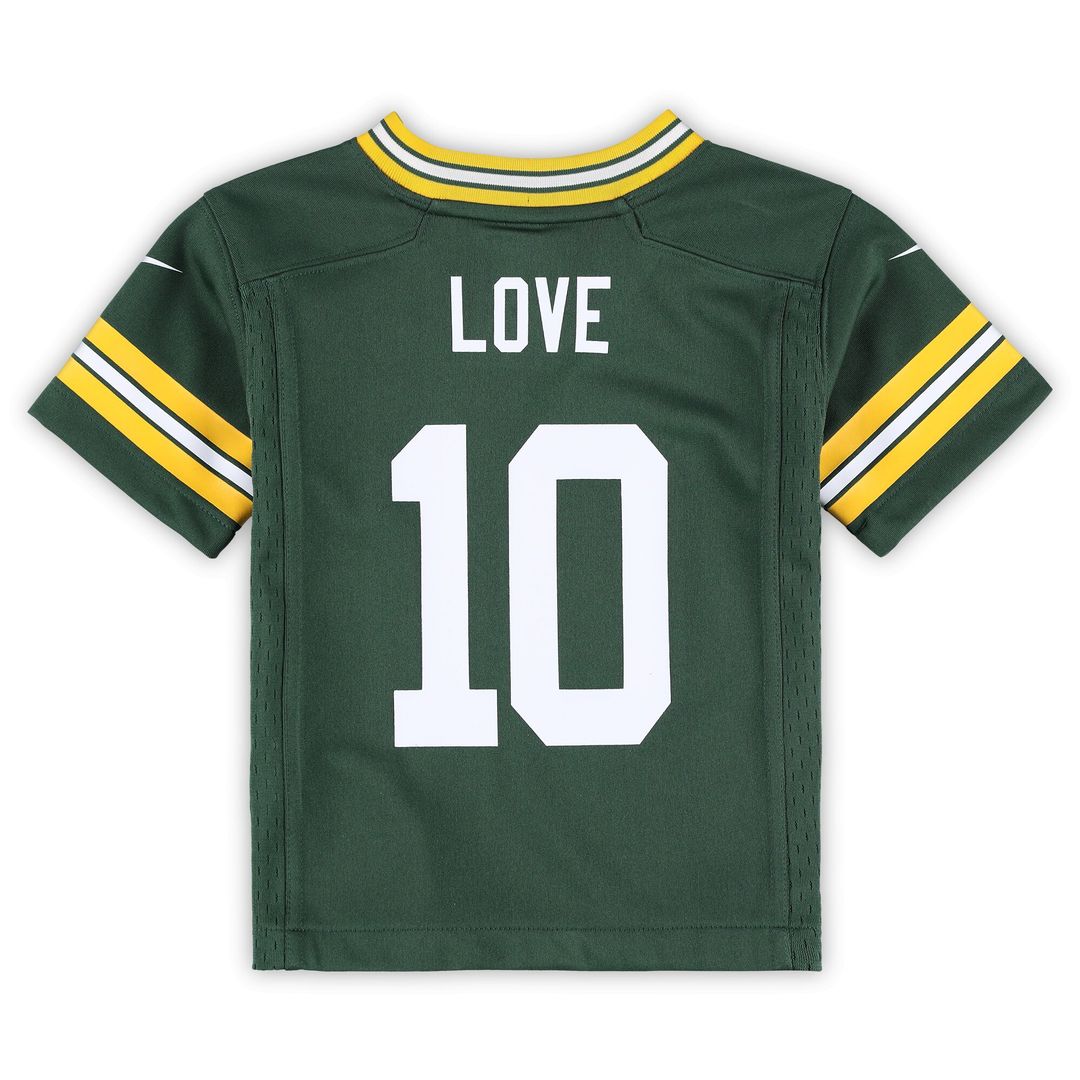 Jordan Love Green Bay Packers Nike Toddler Game Jersey - Green Official NFL Team Apparel Football Fan Gear