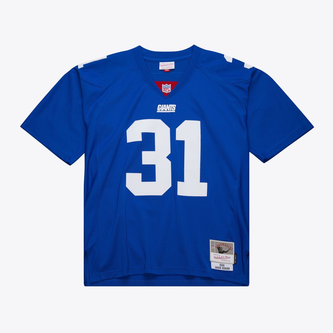 Jason Sehorn New York Giants Mitchell & Ness 2000 Legacy Replica Jersey - Royal Official NFL Team Apparel Football Fan Gear