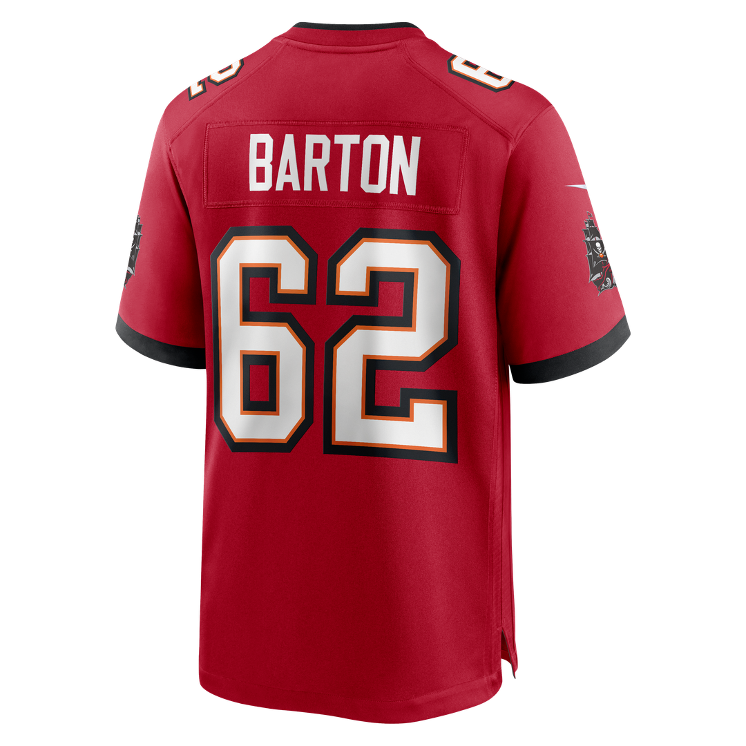 Graham Barton Tampa Bay Buccaneers Nike Player Game Jersey - Red Official NFL Team Apparel Football Fan Gear