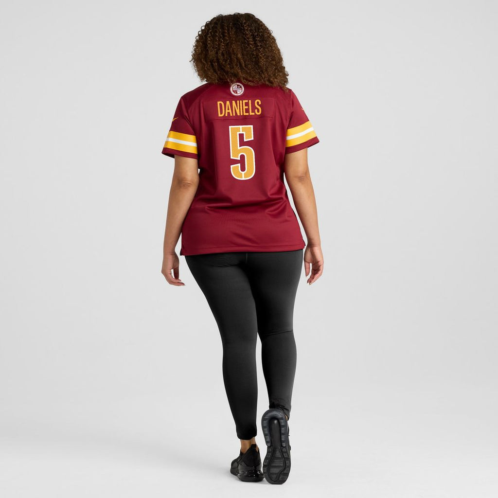 Jayden Daniels Washington Commanders Nike Women's Alternate Game Player Jersey - Black Official NFL Team Apparel Football Fan Gear