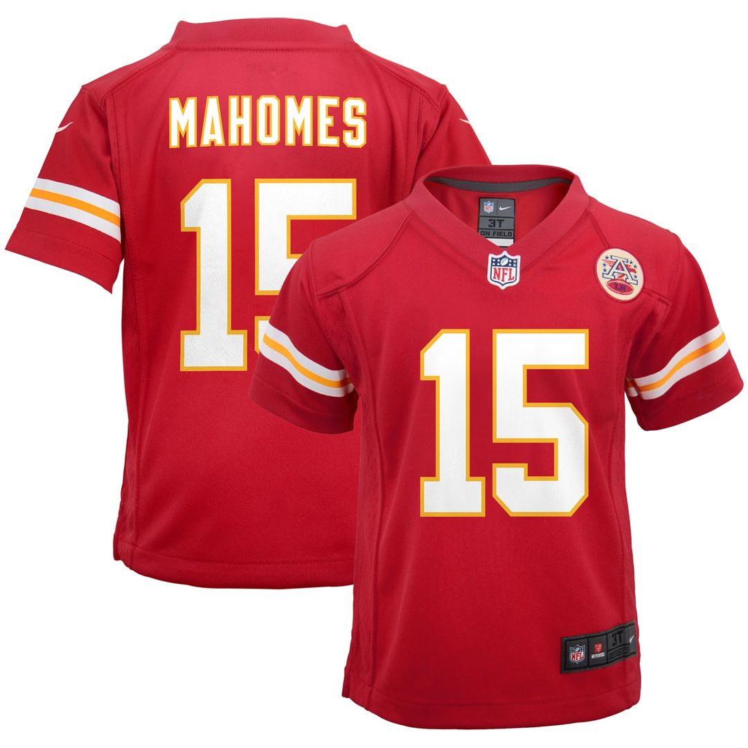 Patrick Mahomes Kansas City Chiefs Nike Preschool Game Jersey - Red Official NFL Team Apparel Football Fan Gear