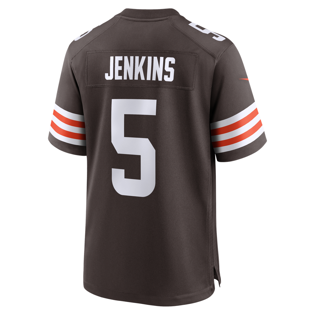 Rayshawn Jenkins Cleveland Browns Nike Team Game Jersey - Brown Official NFL Team Apparel Football Fan Gear