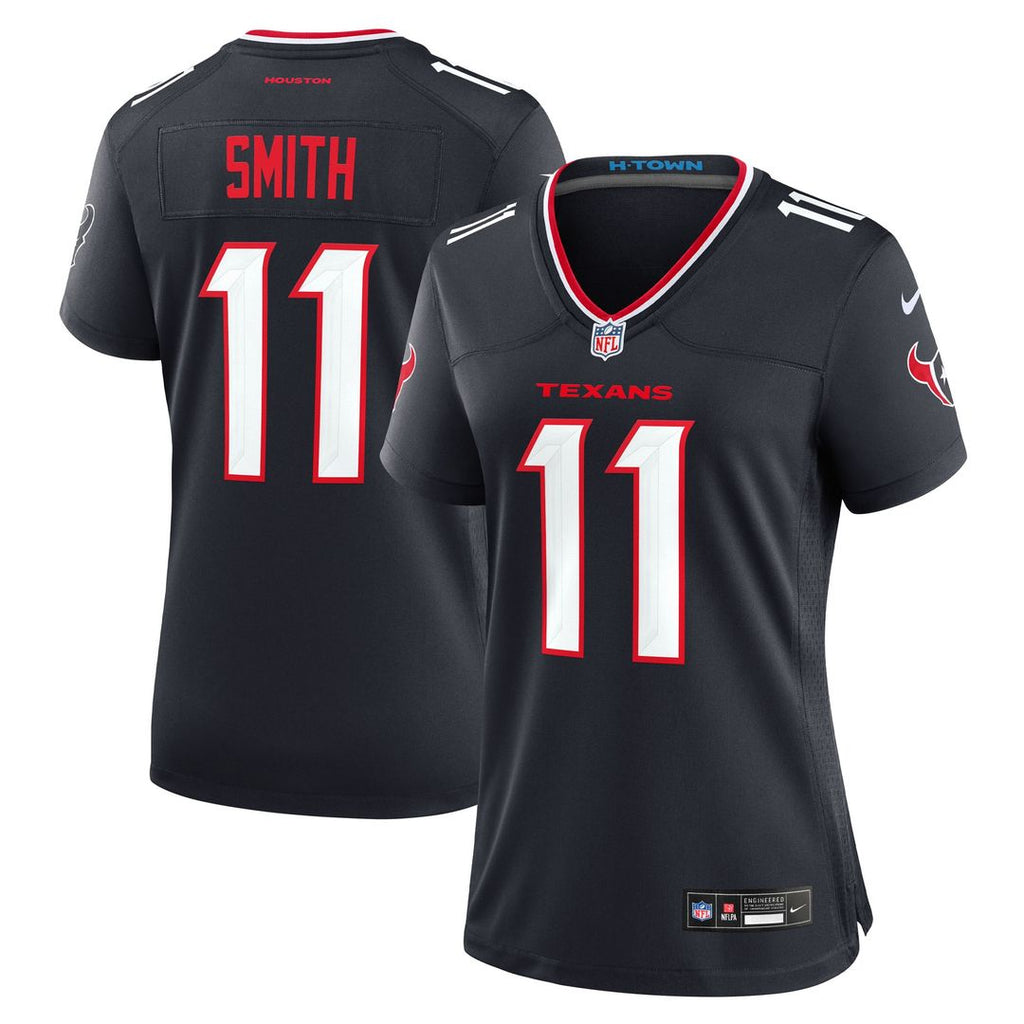 Tremon Smith Houston Texans Nike Women's Team Game Jersey - Navy Official NFL Team Apparel Football Fan Gear