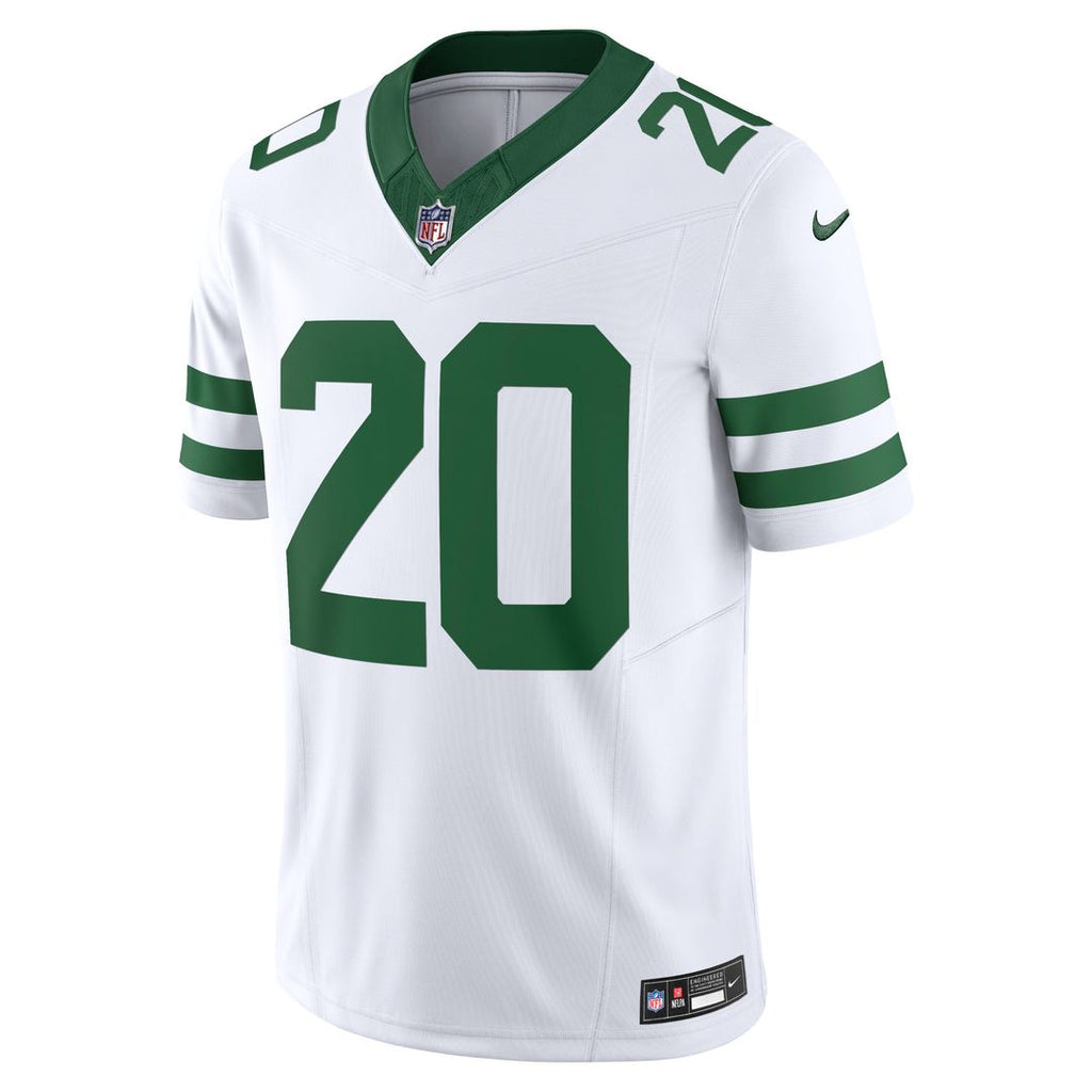 Breece Hall New York Jets Nike Vapor F.U.S.E. Limited Jersey - Legacy White Official NFL Team Apparel Football Fan Gear