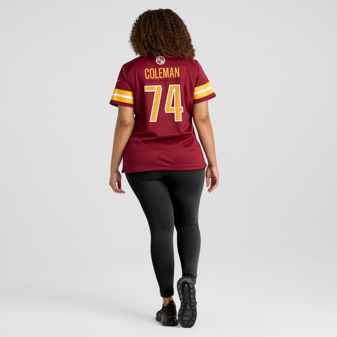Brandon Coleman Washington Commanders Nike Women's Team Game Jersey - Burgundy Official NFL Team Apparel Football Fan Gear