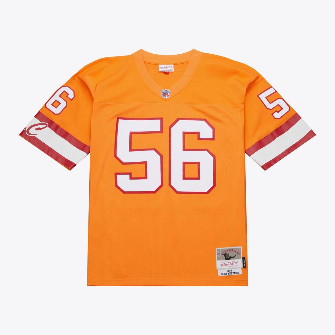 Hardy Nickerson Tampa Bay Buccaneers Mitchell & Ness 1993 Legacy Replica Jersey - Orange Official NFL Team Apparel Football Fan Gear