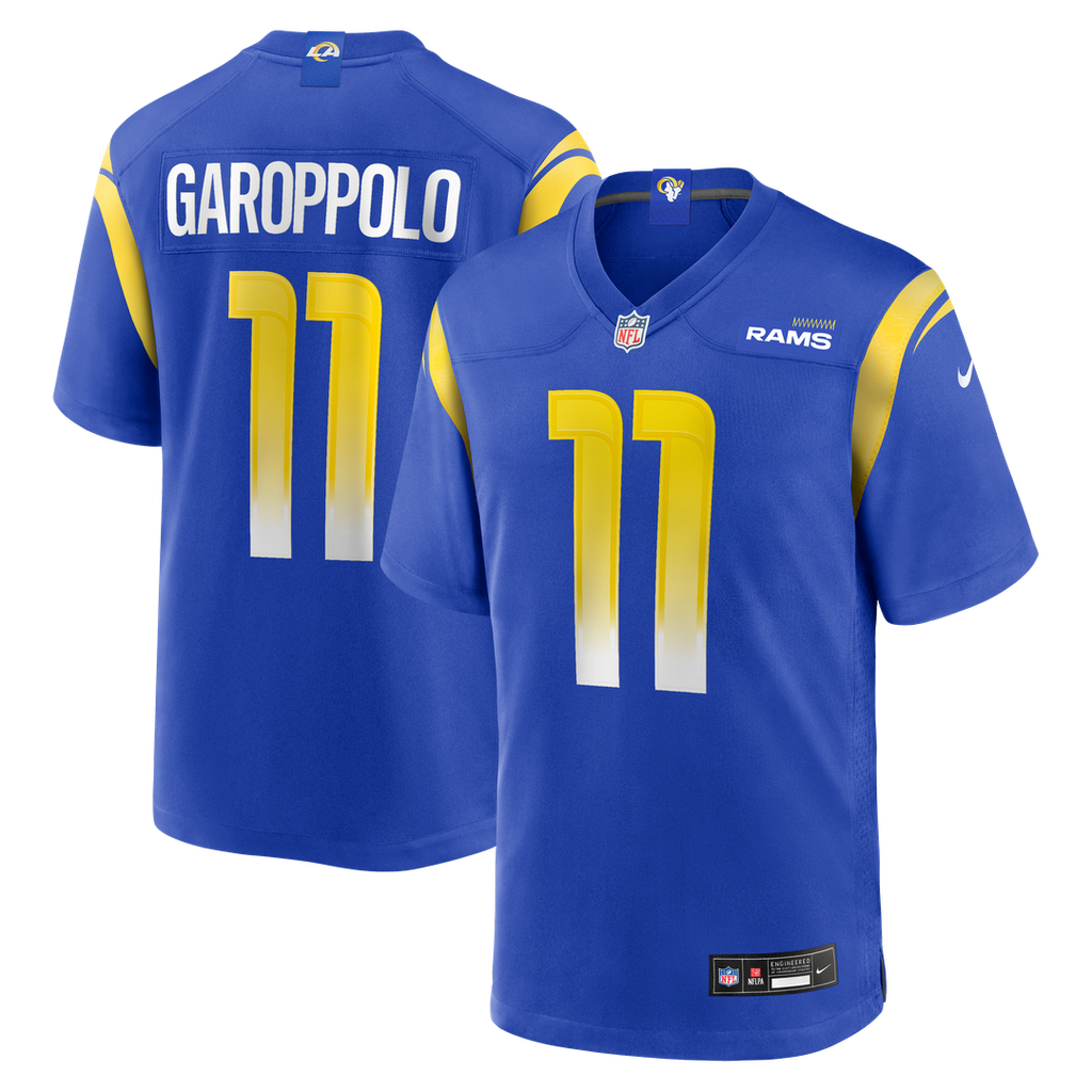 Jimmy Garoppolo Los Angeles Rams Nike Game Jersey - Royal Official NFL Team Apparel Football Fan Gear