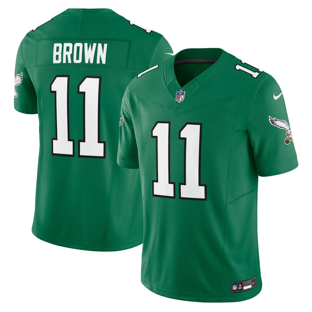 A.J. Brown Philadelphia Eagles Nike Vapor F.U.S.E. Limited Jersey - Kelly Green Official NFL Team Apparel Football Fan Gear