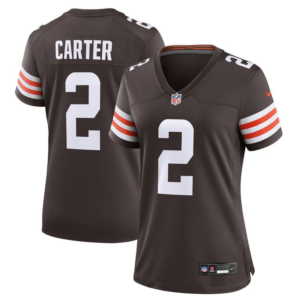 DeAndre Carter Cleveland Browns Nike Women's Team Game Jersey - Brown Official NFL Team Apparel Football Fan Gear