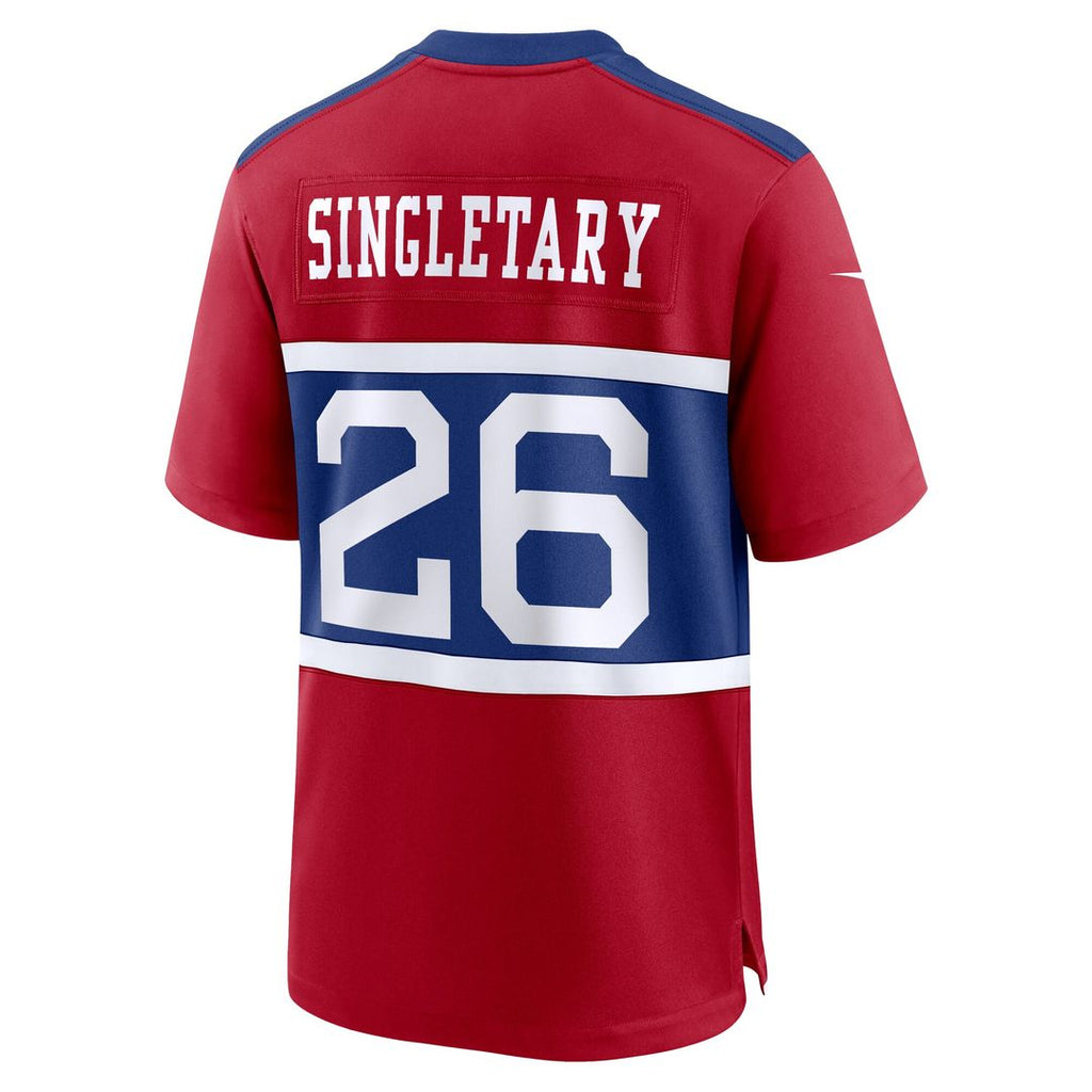 Devin Singletary New York Giants Nike Alternate Player Game Jersey - Century Red Official NFL Team Apparel Football Fan Gear