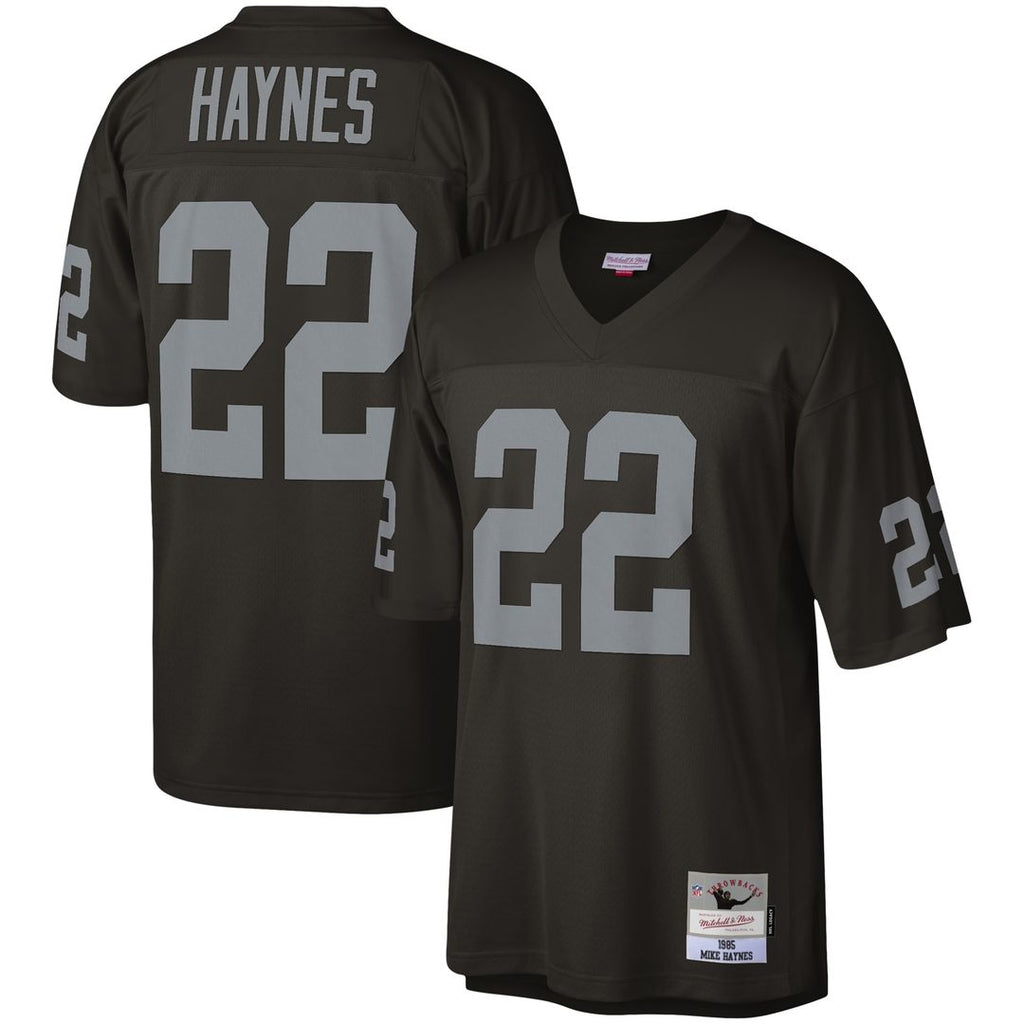 Mike Haynes Las Vegas Raiders Mitchell & Ness Legacy Replica Jersey - Black Official NFL Team Apparel Football Fan Gear