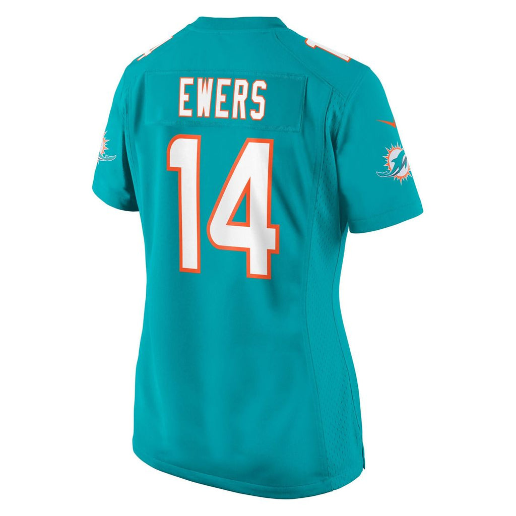 Quinn Ewers Miami Dolphins Nike Women's Team Game Jersey - Aqua Official NFL Team Apparel Football Fan Gear