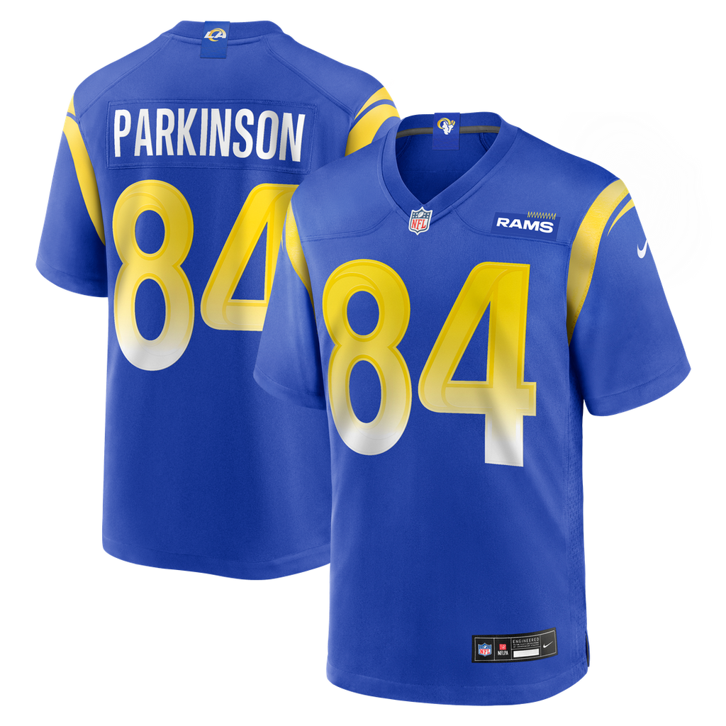 Colby Parkinson Los Angeles Rams Nike Team Game Jersey - Royal Official NFL Team Apparel Football Fan Gear