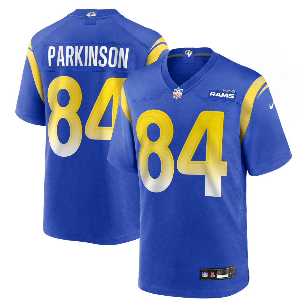 Colby Parkinson Los Angeles Rams Nike Team Game Jersey - Royal Official NFL Team Apparel Football Fan Gear