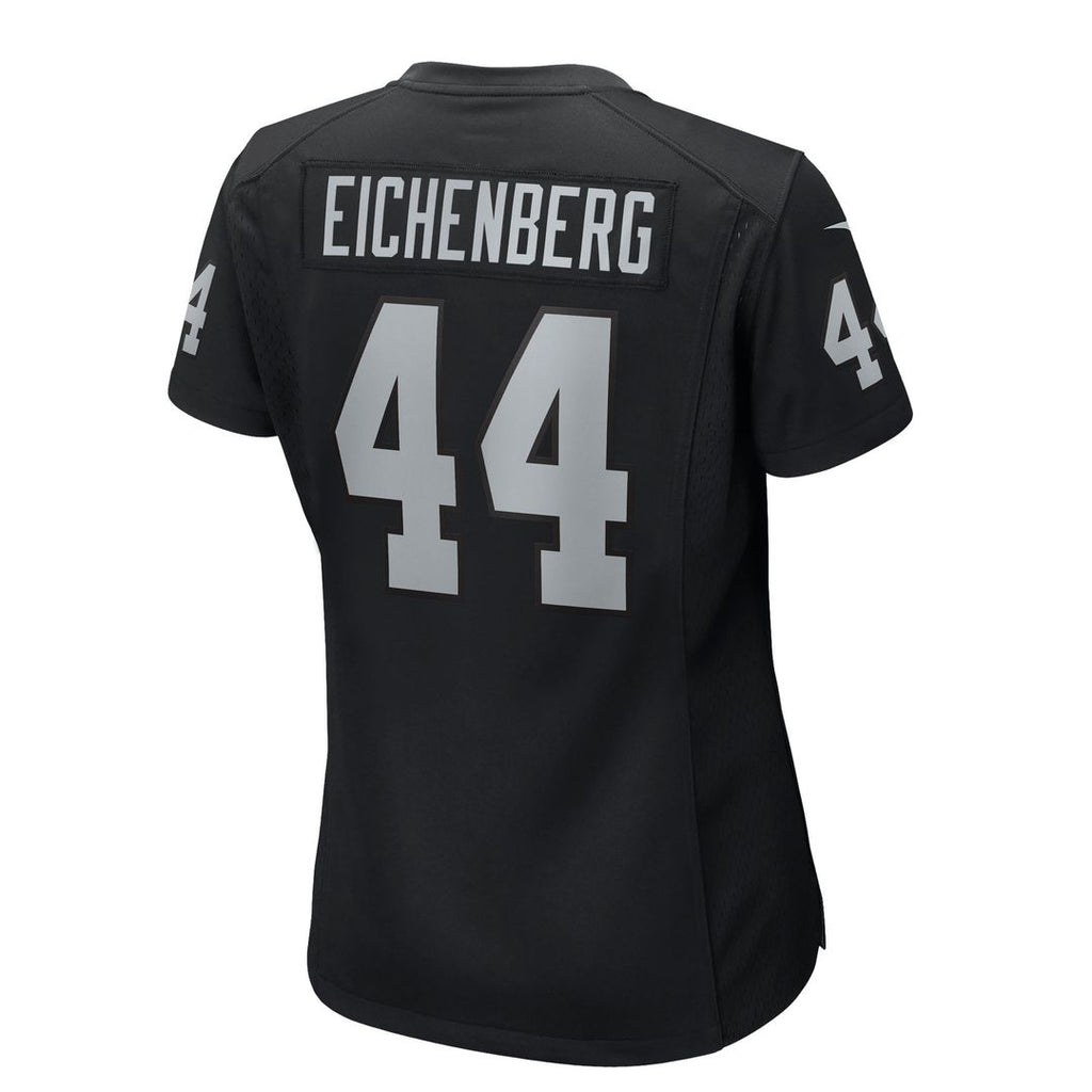 Tommy Eichenberg Las Vegas Raiders Nike Women's Team Game Jersey - Black Official NFL Team Apparel Football Fan Gear