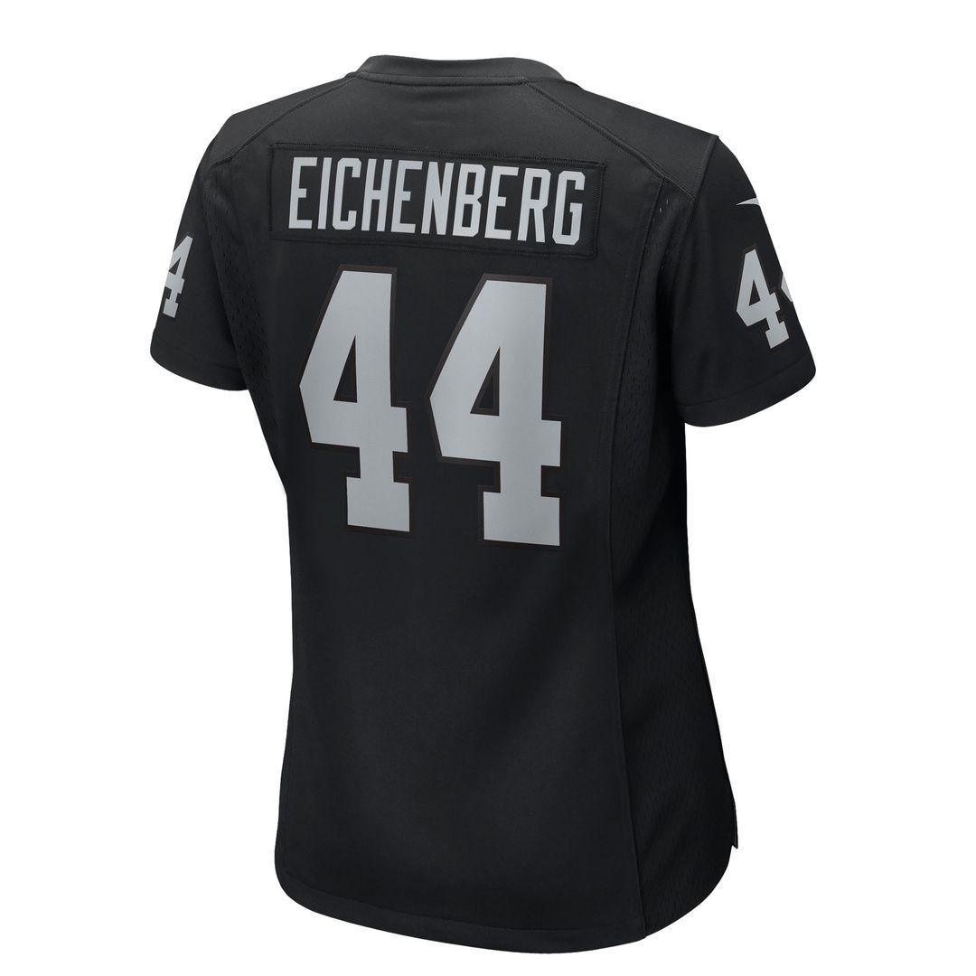 Tommy Eichenberg Las Vegas Raiders Nike Women's Team Game Jersey - Black Official NFL Team Apparel Football Fan Gear