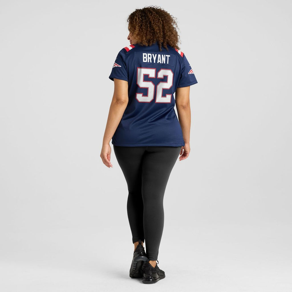 Marcus Bryant New England Patriots Nike Women's Team Game Jersey - Navy Official NFL Team Apparel Football Fan Gear