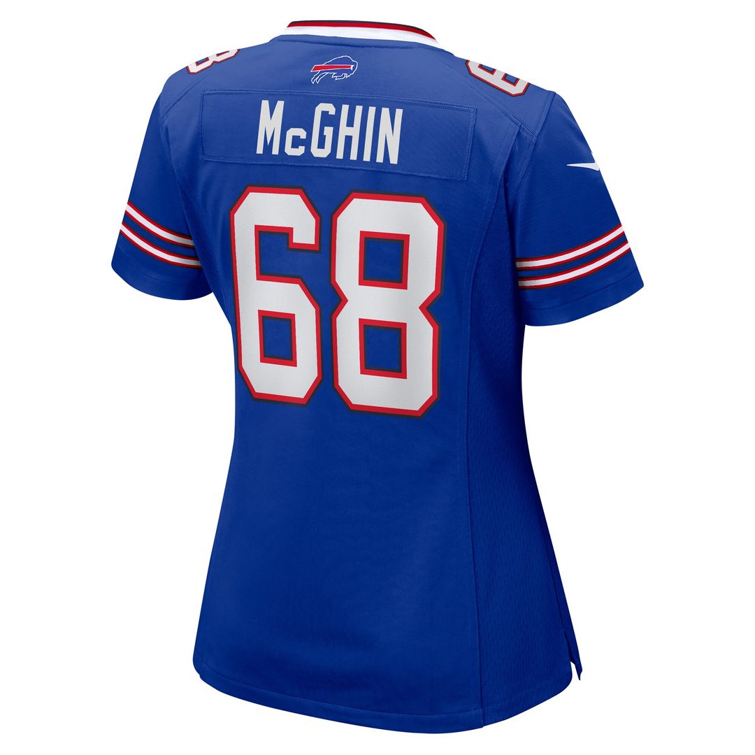 Garrett McGhin Buffalo Bills Nike Women's Team Game Jersey - Royal Official NFL Team Apparel Football Fan Gear