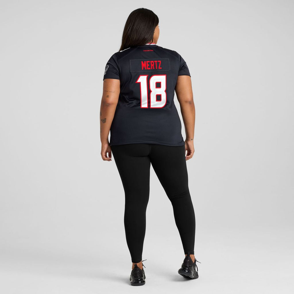 Graham Mertz Houston Texans Nike Women's Team Game Jersey - Navy Official NFL Team Apparel Football Fan Gear