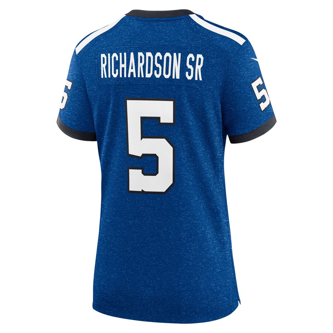 Anthony Richardson Sr. Indianapolis Colts Nike Women's Alternate Indiana Nights Game Jersey - Royal Official NFL Team Apparel Football Fan Gear