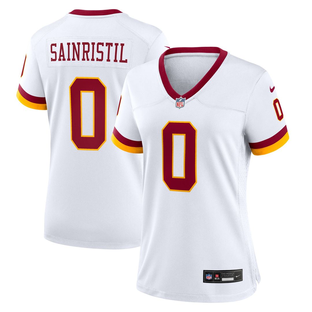 Mike Sainristil Washington Commanders Nike Women's Game Super Bowl Era Jersey - White Official NFL Team Apparel Football Fan Gear